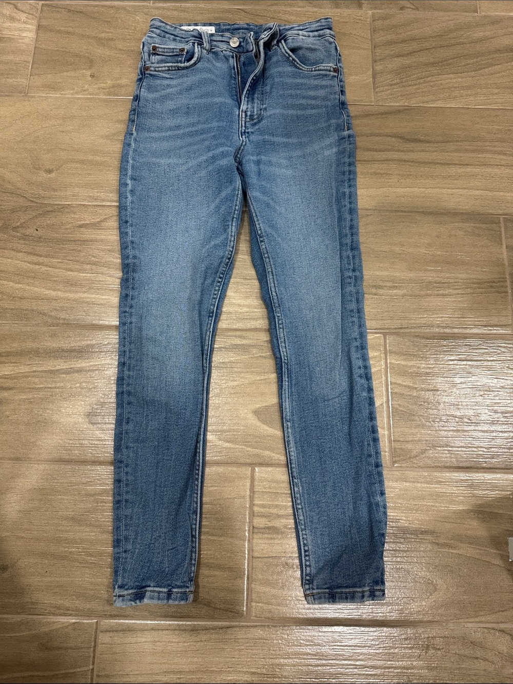 Zara Light Blue Skinny Jeans